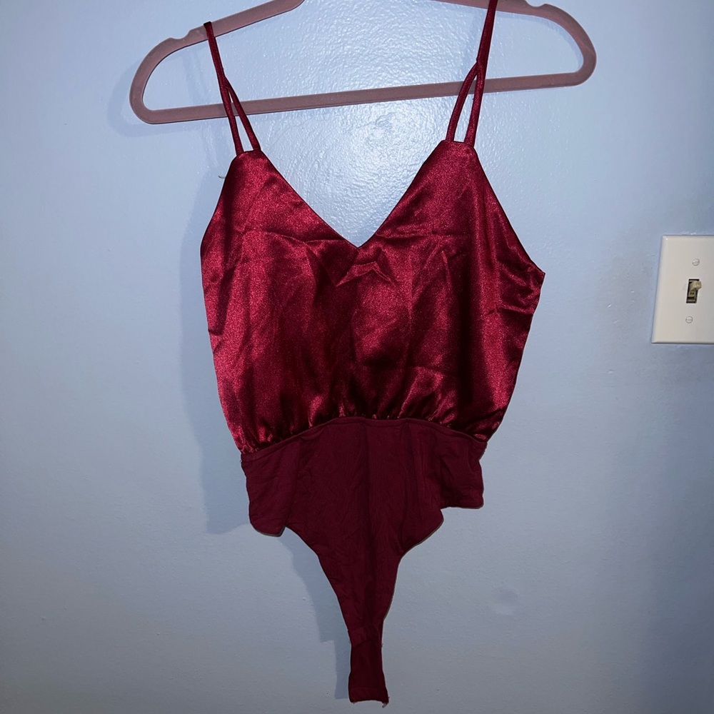 Satin bodysuit
